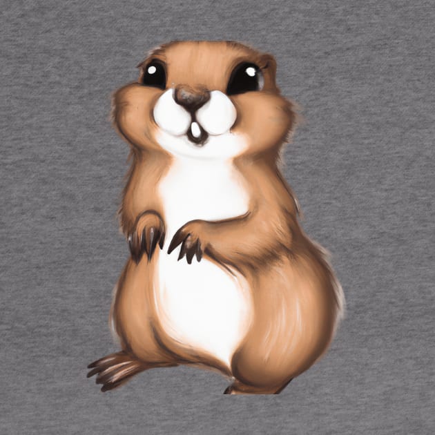 Cute Gopher Drawing by Play Zoo